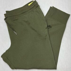 All In Motion Olive Green Joggers with Drawstring And Zipper Pockets